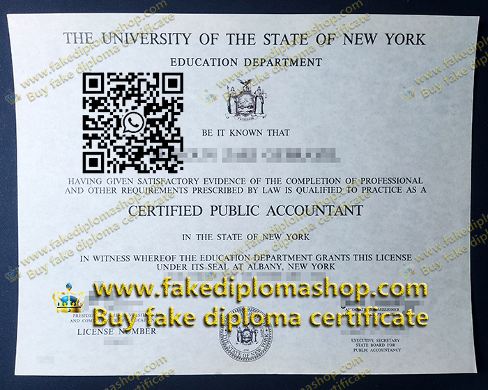 USNY CPA certificate